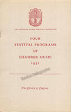 Curzon, Clifford - Budapest String Quartet - Signed Program