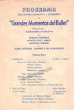 Danilova, Alexandra - Signed Program Havana 1954