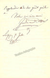 David, Ferdinand - Autograph Letter Signed 1865