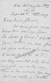 Davies, Fanny - Autograph Letter Signed