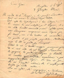De Begnis, Giuseppe - Autograph Letter Signed