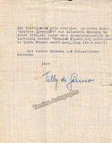 De Garmo, Tilly - Typed Letter Signed