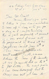 Delius, Frederick - Autograph Letter Signed 1919