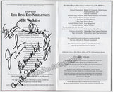 Der Ring des Nibelungen - 4 Metropolitan Opera Programs with Multiple Signatures 2000