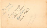 Different Artists - Lot of 15 Signed Album Pages