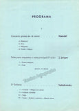 Dobrowen, Issay - Broos, Francois - Signed Program Lisbon 1948