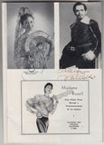 Dominguez, Oralia - Valletti, Cesare - Signed Program Havana 1954