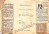 Donadio, Bianca - Lot of Playbills and Program Clips 1883-1884