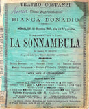 Donadio, Bianca - Lot of Playbills and Program Clips 1883-1884