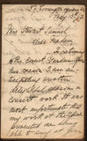 Donalda, Pauline Seveilhac - Autograph Letter Signed 1907
