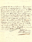 Donzelli, Domenico - Autograph Letter Signed 1839