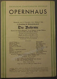 Dresden Opera House - Leipzig Opera - Set of 5 Playbills 1941-43