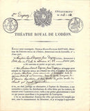 Duprez, Gilbert - Lot of 4 Signed Letters + Contract