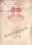 Durand, Maria - Cabinet Photo 1870s, Signed on Verso