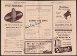 Dyer-Bennet, Richard - Set of 2 Signed Programs New York 1949