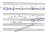 European Composers Autograph Music Quotes - Lot of 10