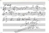 European Composers Autograph Music Quotes - Lot of 10