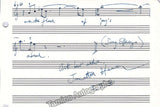 European Composers Autograph Music Quotes - Lot of 10