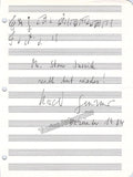 European Composers Autograph Music Quotes - Lot of 10
