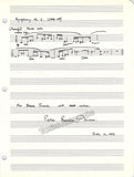 European Composers Autograph Music Quotes - Lot of 10
