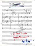 European Composers Autograph Music Quotes - Lot of 10