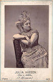 Female Opera Singers - Unsigned Cabinet Photo Lot of 16 - Paris 1874-1875