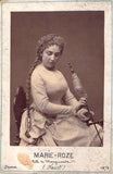 Female Opera Singers - Unsigned Cabinet Photo Lot of 16 - Paris 1874-1875