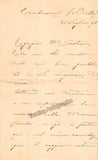 Ferrani, Cesira - Autograph Letter Signed 1892
