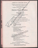 Fischer-Dieskau, Dietrich - Set of 3 Signed Concert Programs 1964-1967