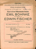 Fischer, Edwin - Lot of 15 Programs 1914-1951