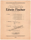 Fischer, Edwin - Lot of 15 Programs 1914-1951