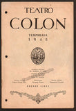Flagstad, Kirsten - Signed Program Teatro Colon, Buenos Aires 1948
