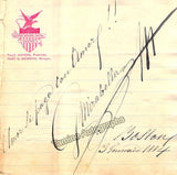 Fohstrom, Alma - Toedt, Theodor - Cherubini, Enrico & Others - Lot of 38 Signatures