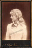Fohstrom, Evelina Alma - Signed Cabinet Photo 1884