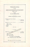 Foldesy, Arnold - Concert Program Amsterdam 1916 - Willem Mengelberg