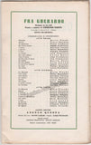 Fra Gherardo - Program Signed By Hildebrando Pizzetti 1953