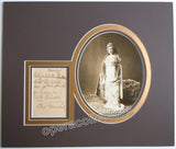 Fremstad, Olive - Signed Note + Photo as Isolde on Mat