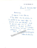 French Composers - Collection of 10 Autograph Letters 1970s