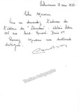 French Composers - Collection of 10 Autograph Letters 1970s