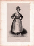 French Female Actresses and Singers - Set of 29 Original Lithographs ca. 1841-1842