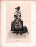 French Female Actresses and Singers - Set of 29 Original Lithographs ca. 1841-1842