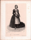 French Female Actresses and Singers - Set of 29 Original Lithographs ca. 1841-1842