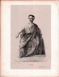 French Male Actors and Singers - Set of 44 Original Lithographs ca. 1841-1842