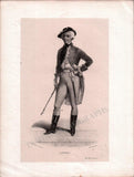 French Male Actors and Singers - Set of 44 Original Lithographs ca. 1841-1842