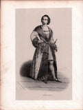 French Male Actors and Singers - Set of 44 Original Lithographs ca. 1841-1842