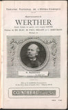 French Opera Program Lot 1905-1924