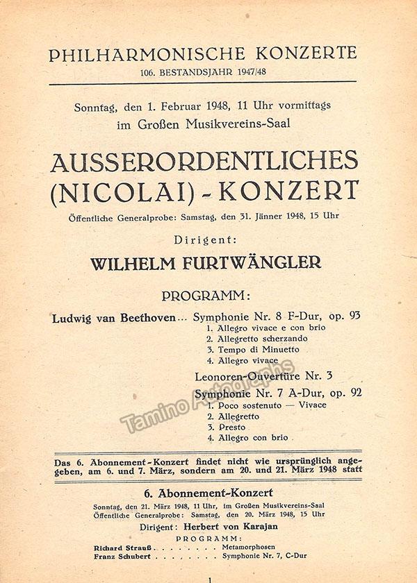 Furtwangler Wilhelm Berlin Philharmonic Program Lot 1948 1952 Tamino furtwangler-wilhelm-berlin-philharmonic-program-lot-1948-1952-tamino