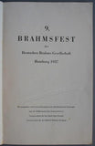 Furtwangler, Wilhelm - Brahms Festival 1937