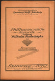 Furtwangler, Wilhelm - Lot of 9 Programs Berlin Philharmonic 1923-1924
