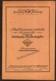 Furtwangler, Wilhelm - Lot of 9 Programs Berlin Philharmonic 1923-1924